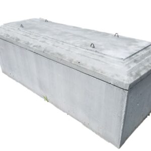 Step side concrete vault- cardinal vault system