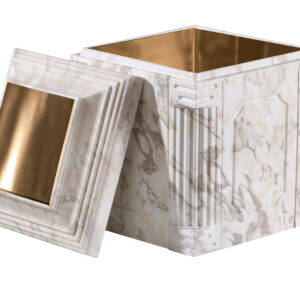 basic Marble urn- copper lined burial urn