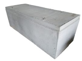 Flat top burial vault - Concrete vault - Basic Burial vault - concrete vault - grave box